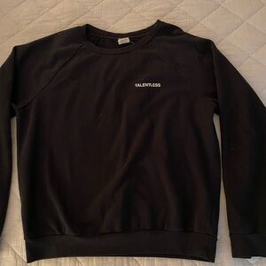 Talentless Black Men's Heavyweight Crewneck Sweatshirt